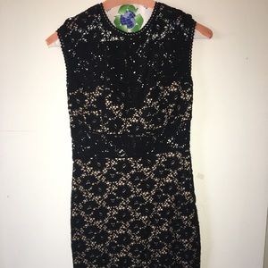 Black lace dress